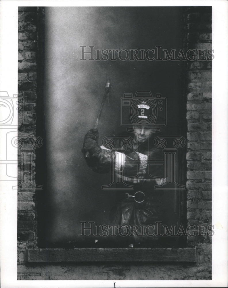 1989 Press Photo Chicago area fires