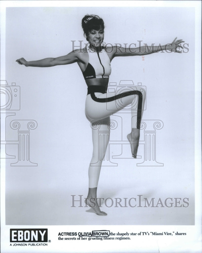 1990&#39;s Press Photo Olivia Brown