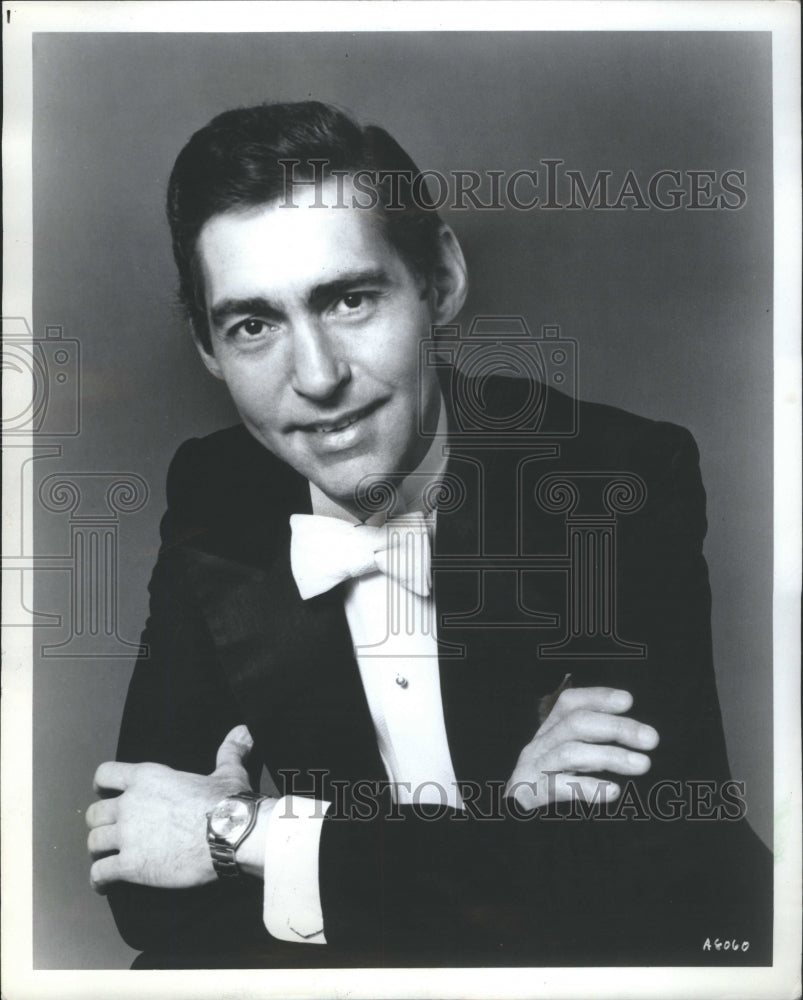 1981 Press Photo Pianist John Browning