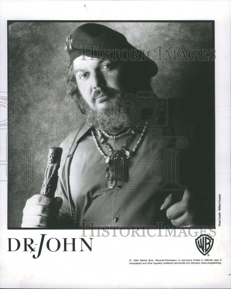 1991 Press Photo Dr John Musician Singer Pianist Guitar