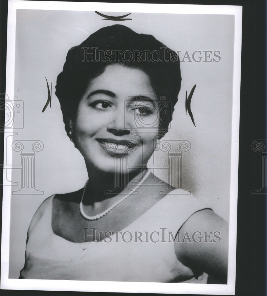 1970 Press Photo Mattiwilda Dobbs