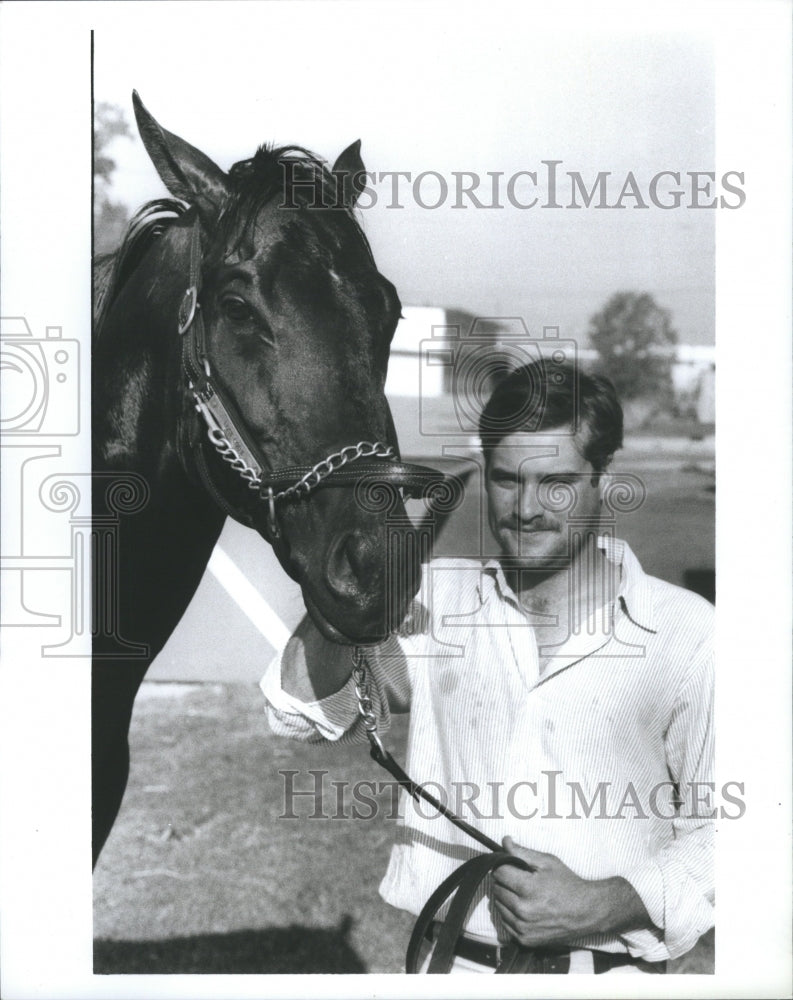 1988 Pat Donovan Horse Training Press Photo