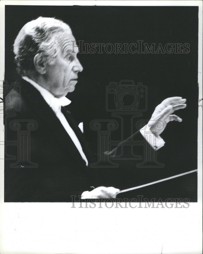 1979 Press Photo Conductor Maestro Antal Dorati