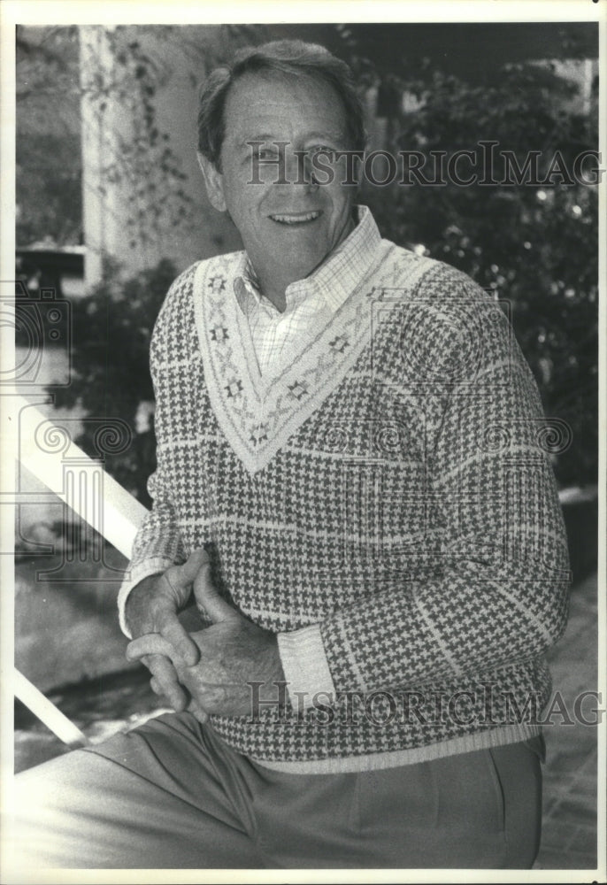 1990 Press Photo Richard Crenna starring in &quot;Montana&quot;