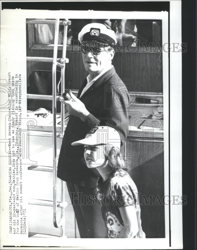 1971 Press Photo Willy Brandt