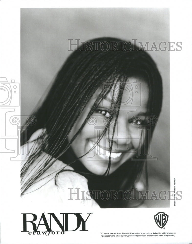 1993 Press Photo Randy Crawford Entertainer