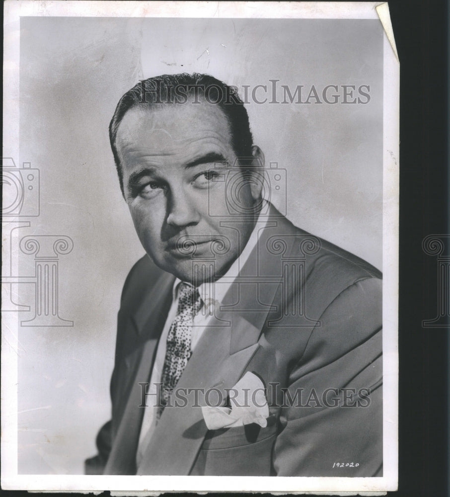 1954 Press Photo Broderick Crawford Academy Film Actor