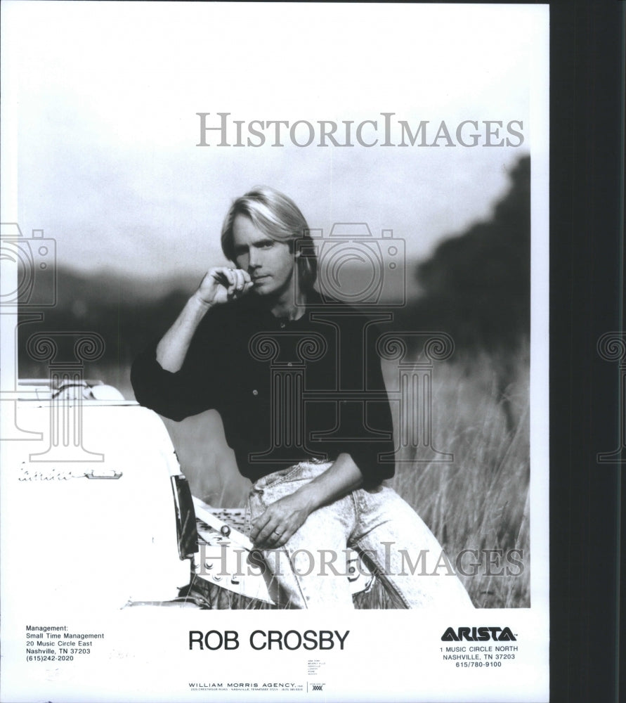 1992 Press Photo Rob Crosby