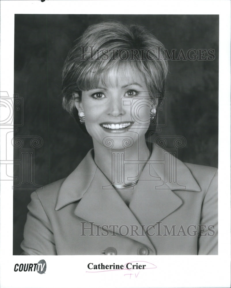 2001 Press Photo Catherine Crier