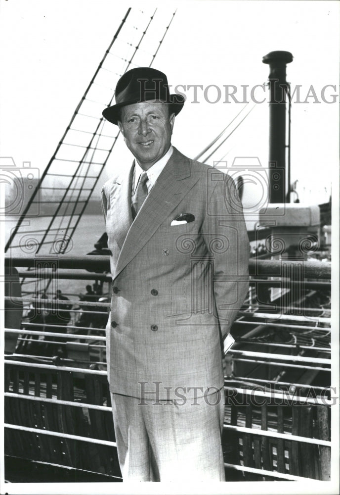 1991 Press Photo A J Cronin Maurentania New York