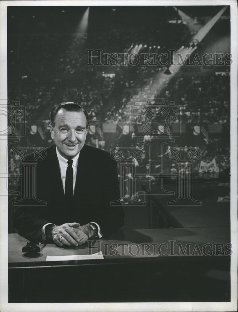 1964 Press Photo Walter Leland Cronkite Jr