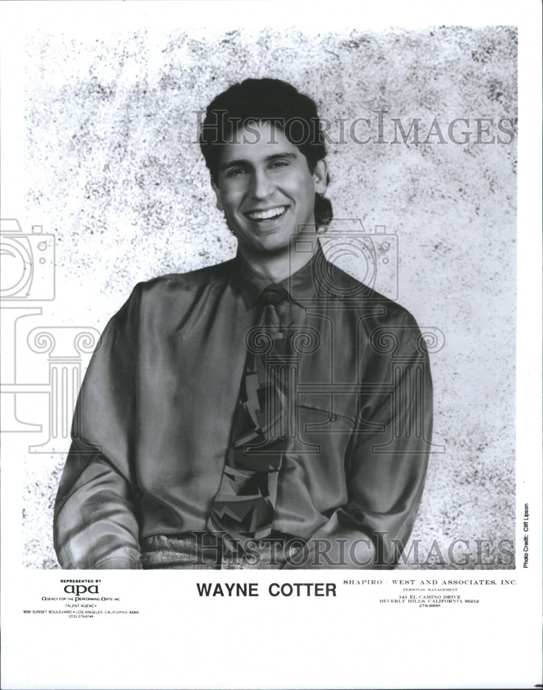 1991 Press Photo Wayne Cotter