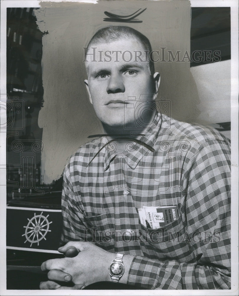 1960 Press Photo Businessman Glenn E. (Skip) Forcier