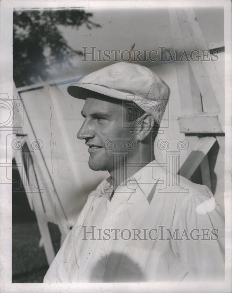 1938 Press Photo Ed Flowers Professional Golfer