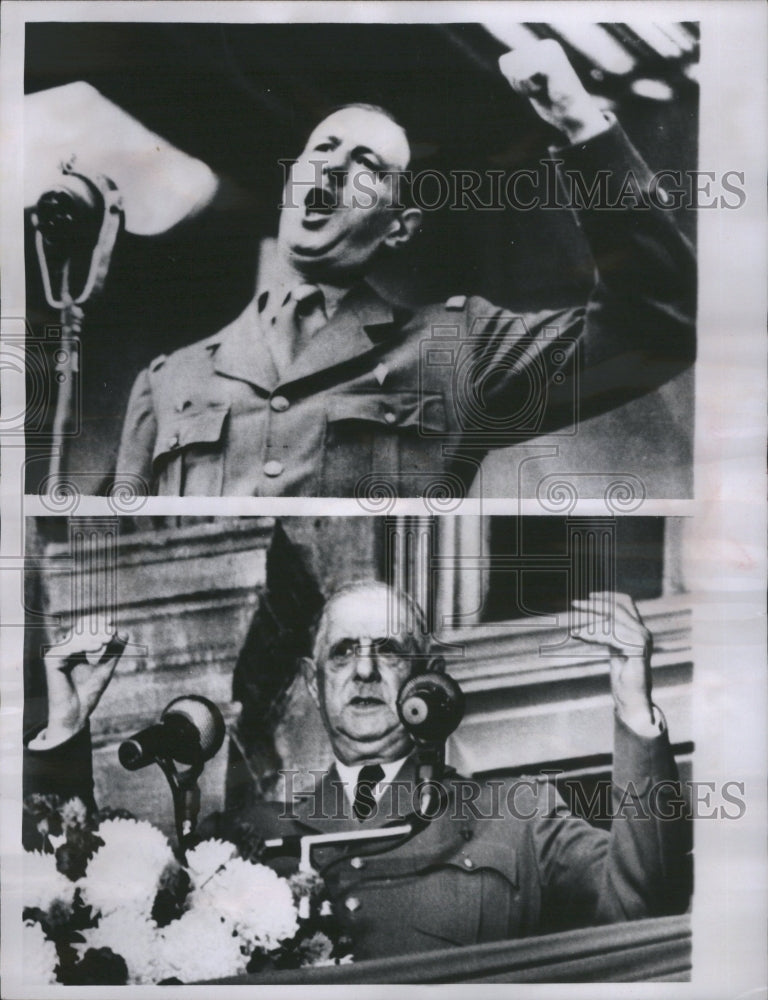 1967 Press Photo Charles de Gaulle France President