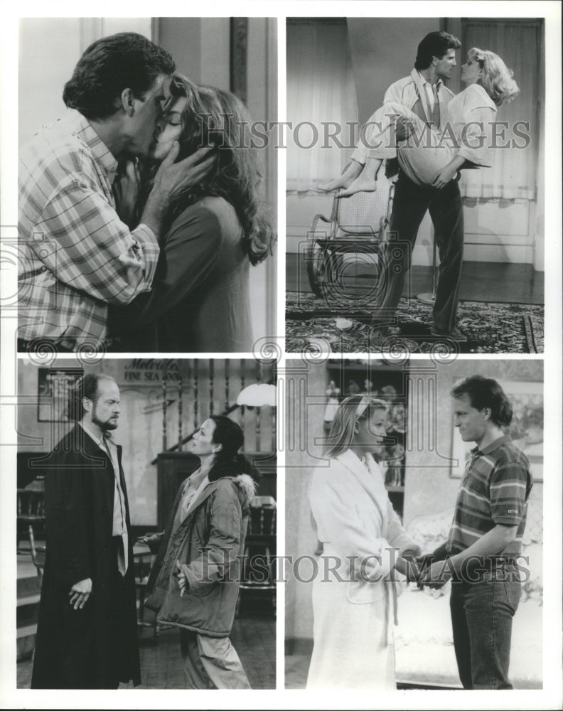 1993 Press Photo &quot;Cheers&quot; Ted Danson and Kirstie Alley