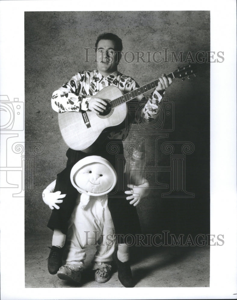 1993 Press Photo Norman Foote And His Foote Puppets