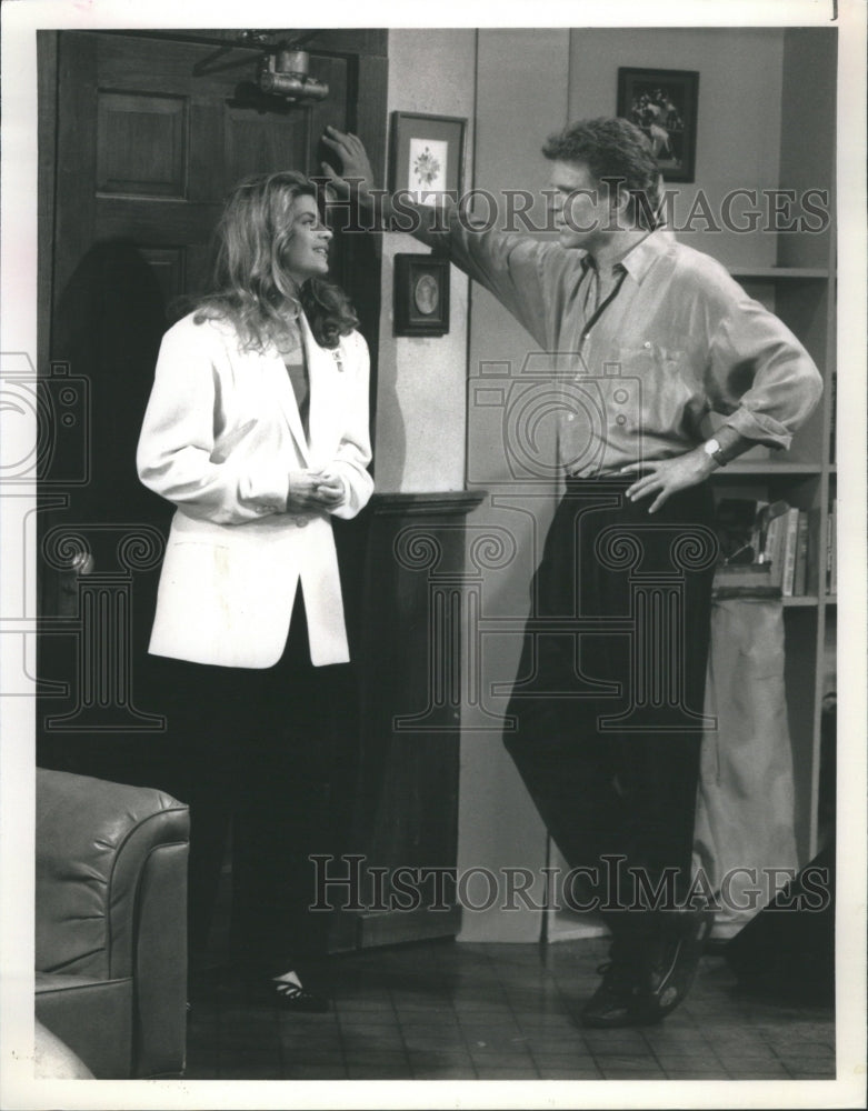 1991 Press Photo Rebecca Sam Relationship Status