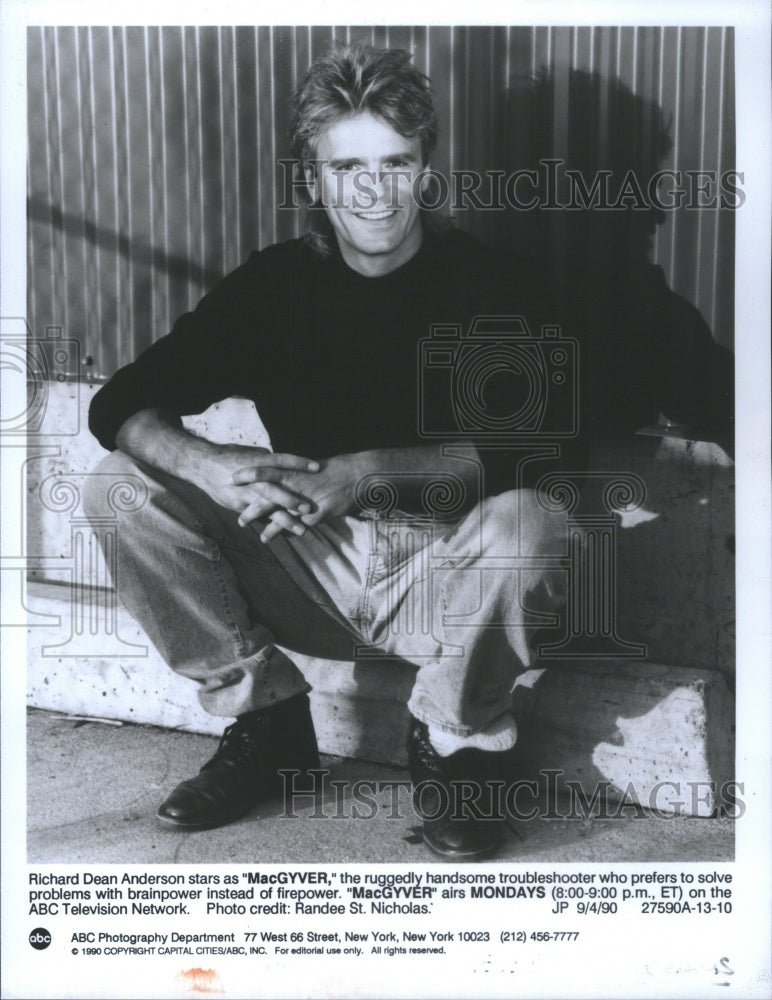 1990 Press Photo David Zlotoff. Henry Winkler John Ri