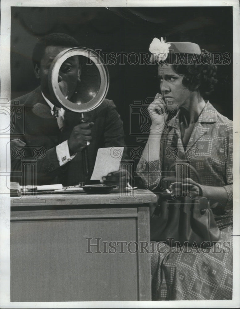 1972 Press Photo Actors Flip Wilson and Ruth Buzzi NBC