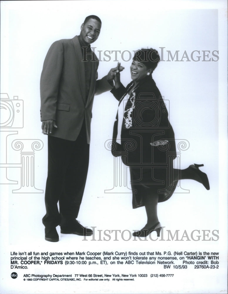 1993 Press Photo Han Gin With Mr.Cooper Non Sense