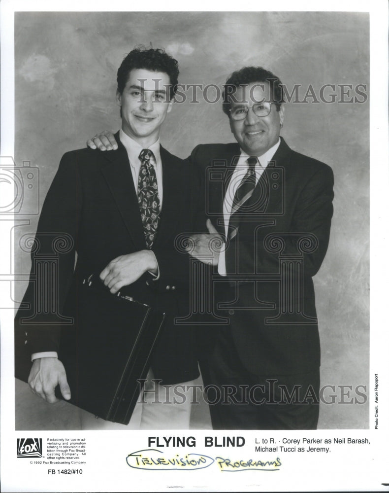 1992 Press Photo Actors Corey Parker and Michael Tucci