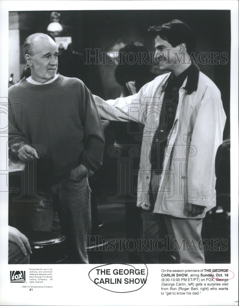 Press Photo George Carlin Show Program Television