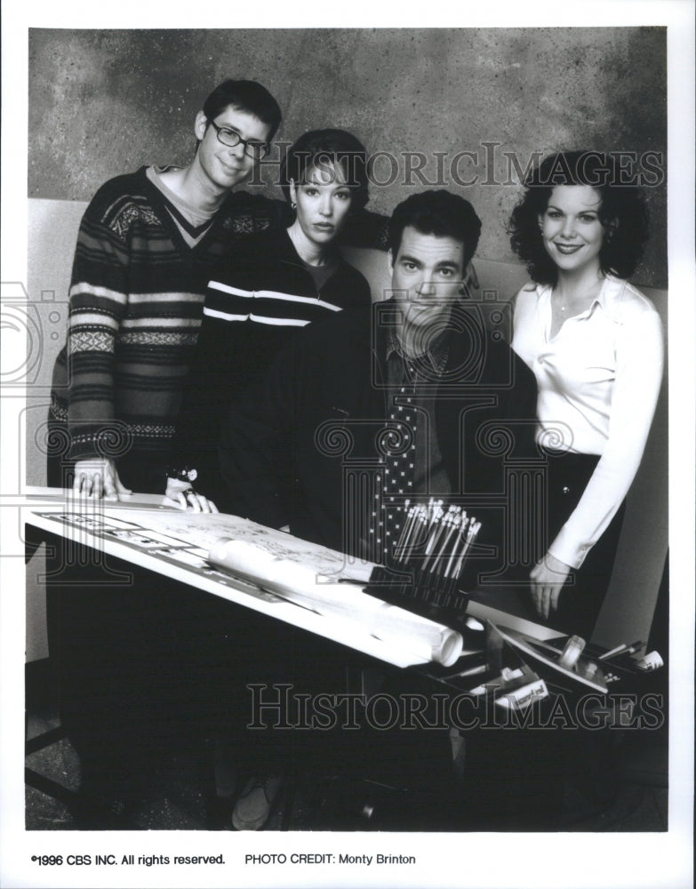 1996 Press Photo Actors Jon Tenney and Lauren Graham