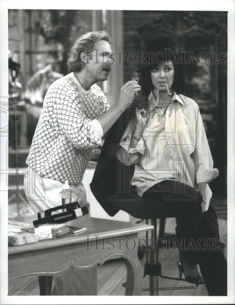 1989 Press Photo Dixie Carter And Ian Patrick Williams