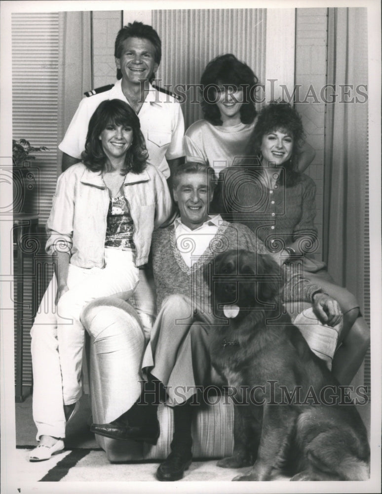 1988 Press Photo Actor Richard Mulligan Kristy McNichol