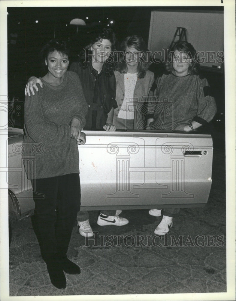 1984 Press Photo Kim Fields Nancy McKeon Lisa Whelchel