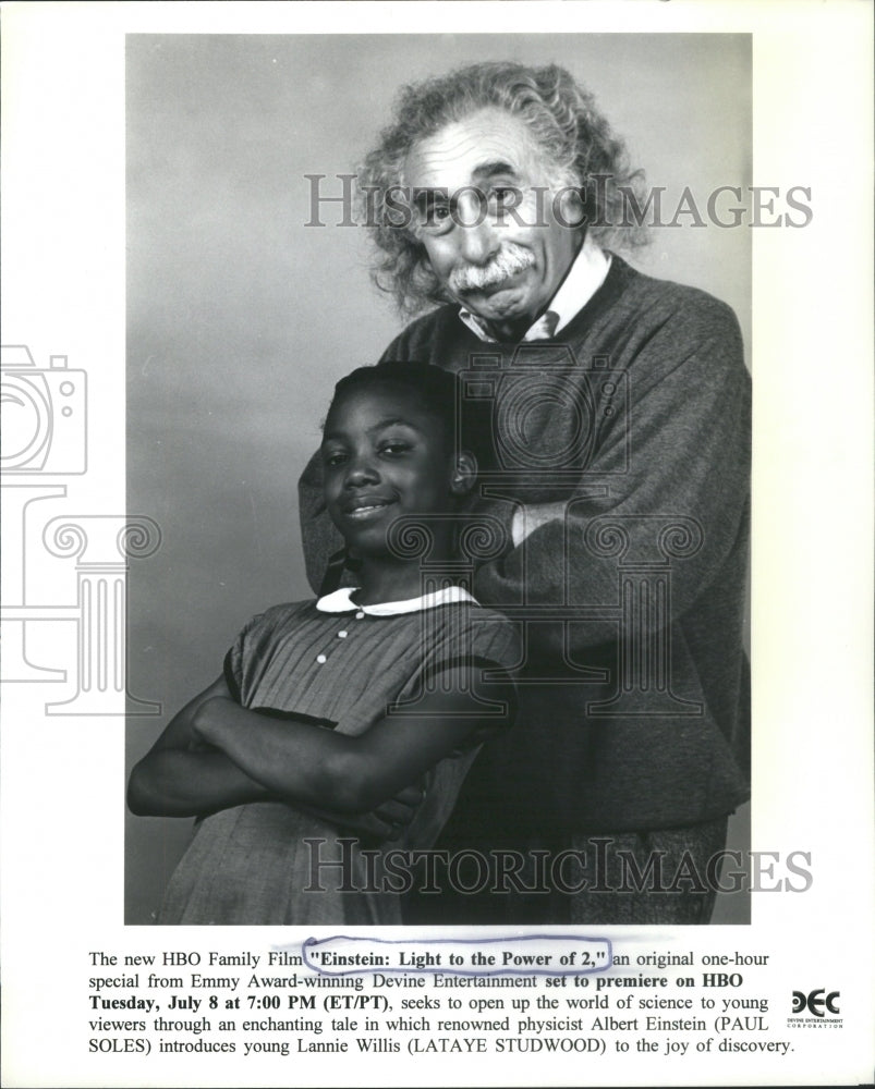 Press Photo Einstein Emmy Award Devine Entertainment