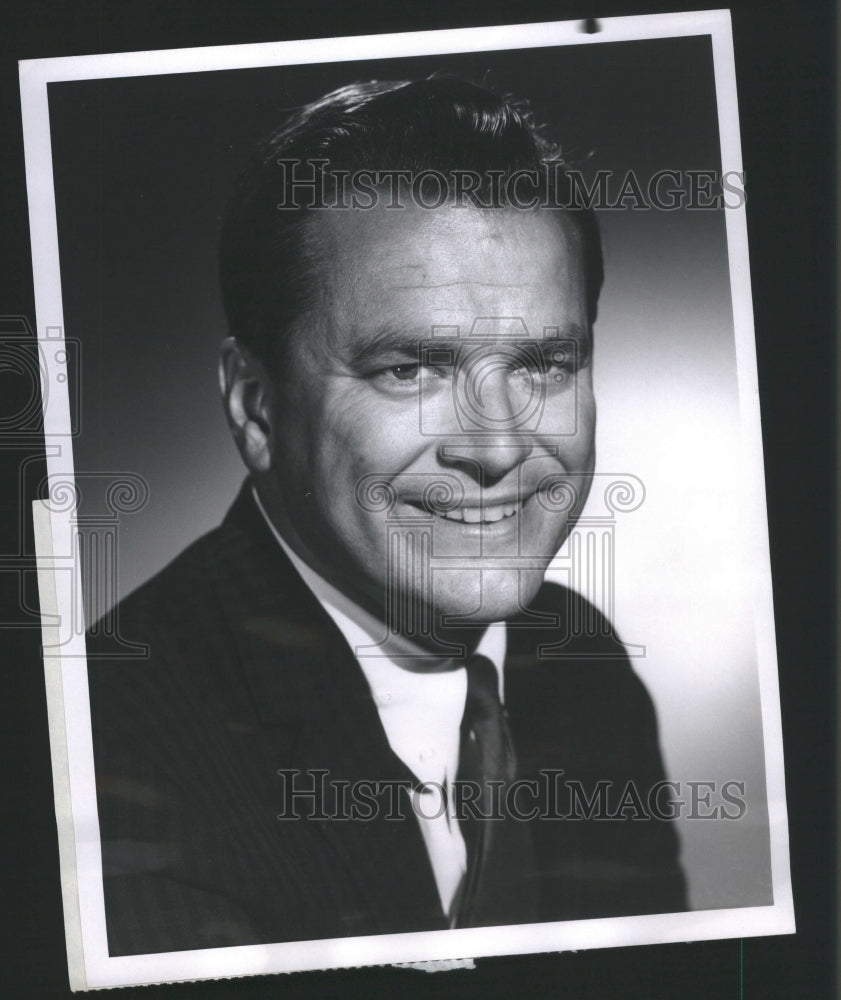 1969 Press Photo Jim Simpson NBC Sports Commentator