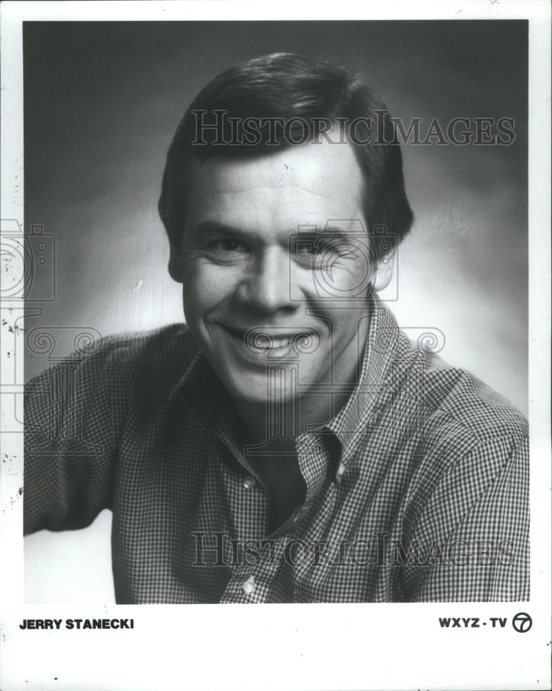 1983 Press Photo Jerry Stanecki Newsman