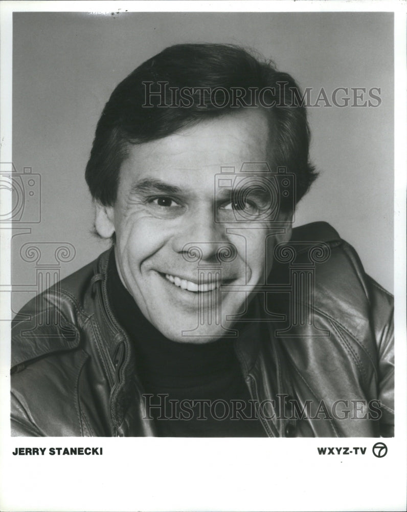 1987 Press Photo Jerry Stanecki News Man