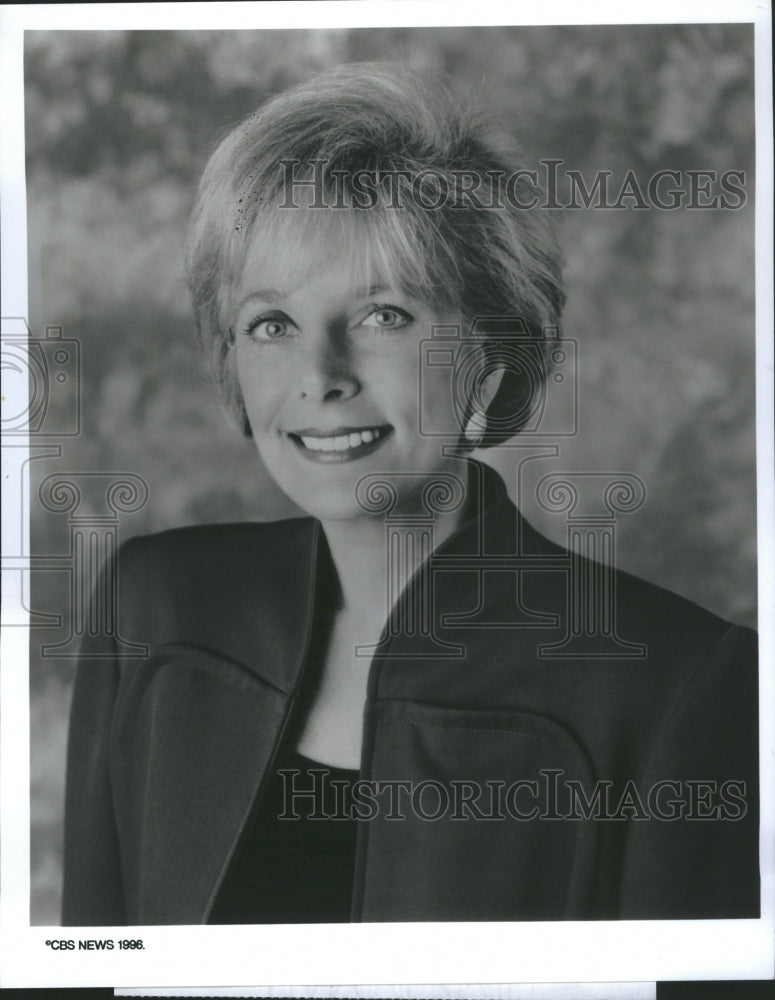 2001 Press Photo Lesley Stahl