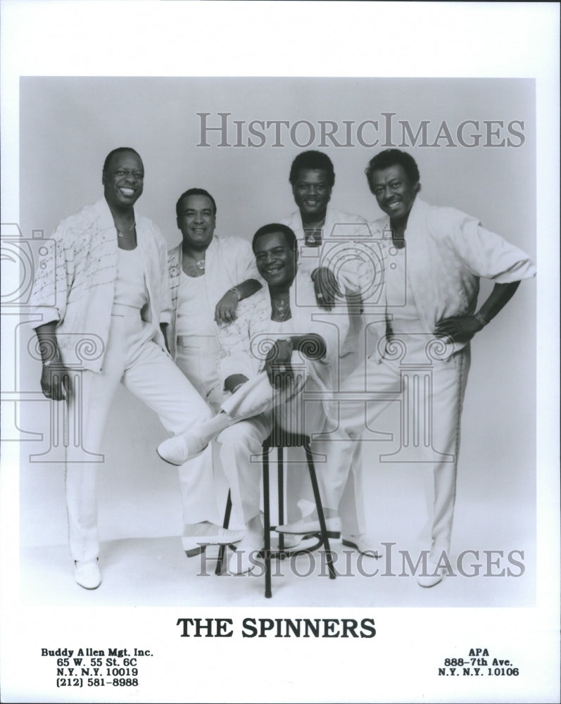 1995 Press Photo &quot;The Spinners&quot; Soul Music Vocal Group