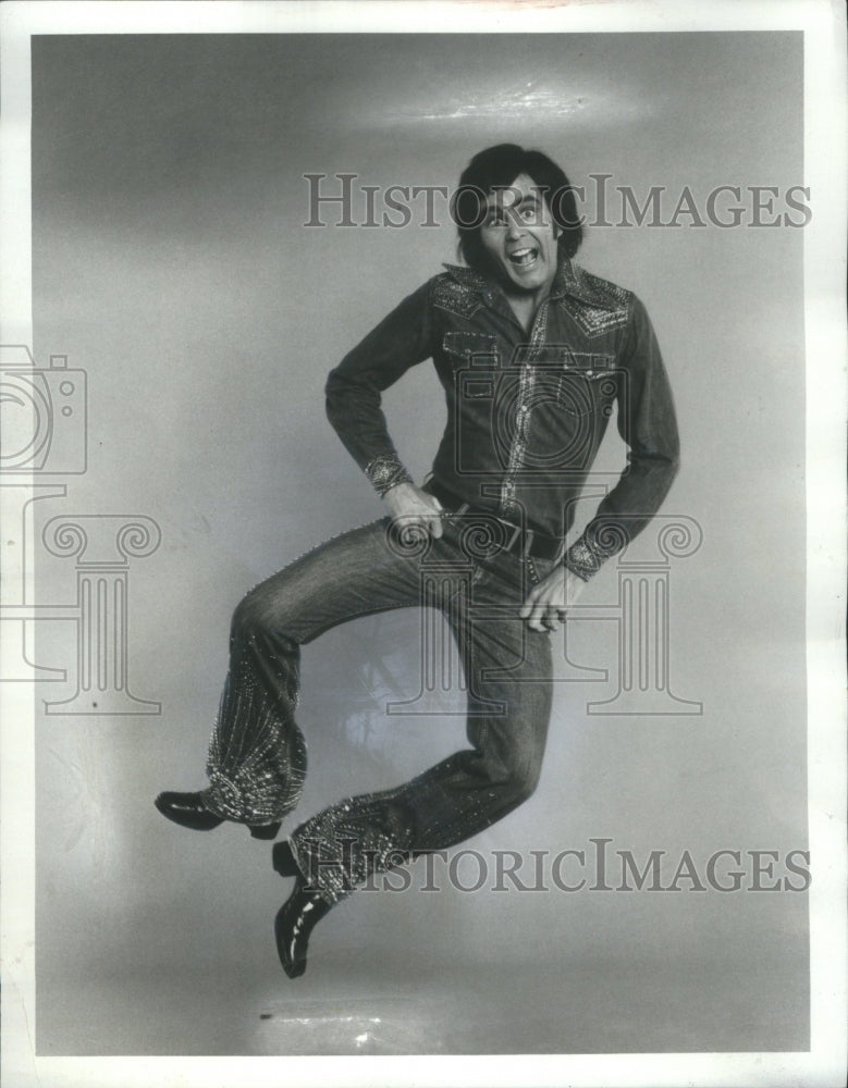 1975 Press Photo Jim Stafford Dancer Singer