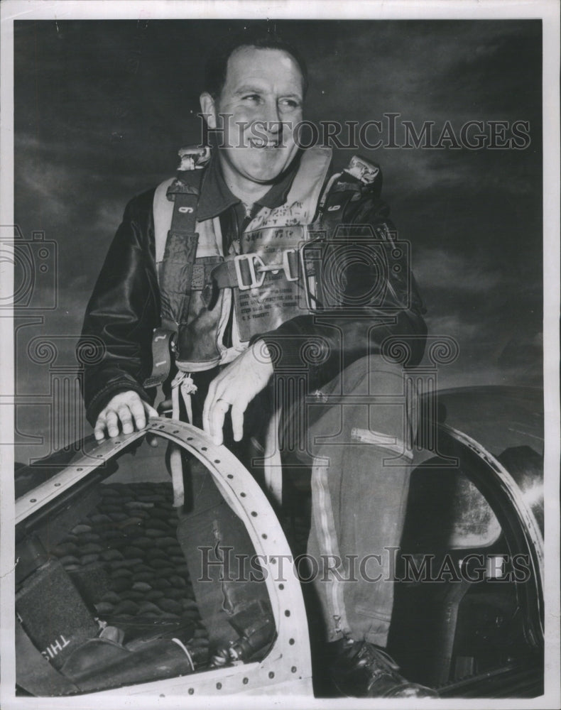 1953 Press Photo Cat. Vincent E. Stacey