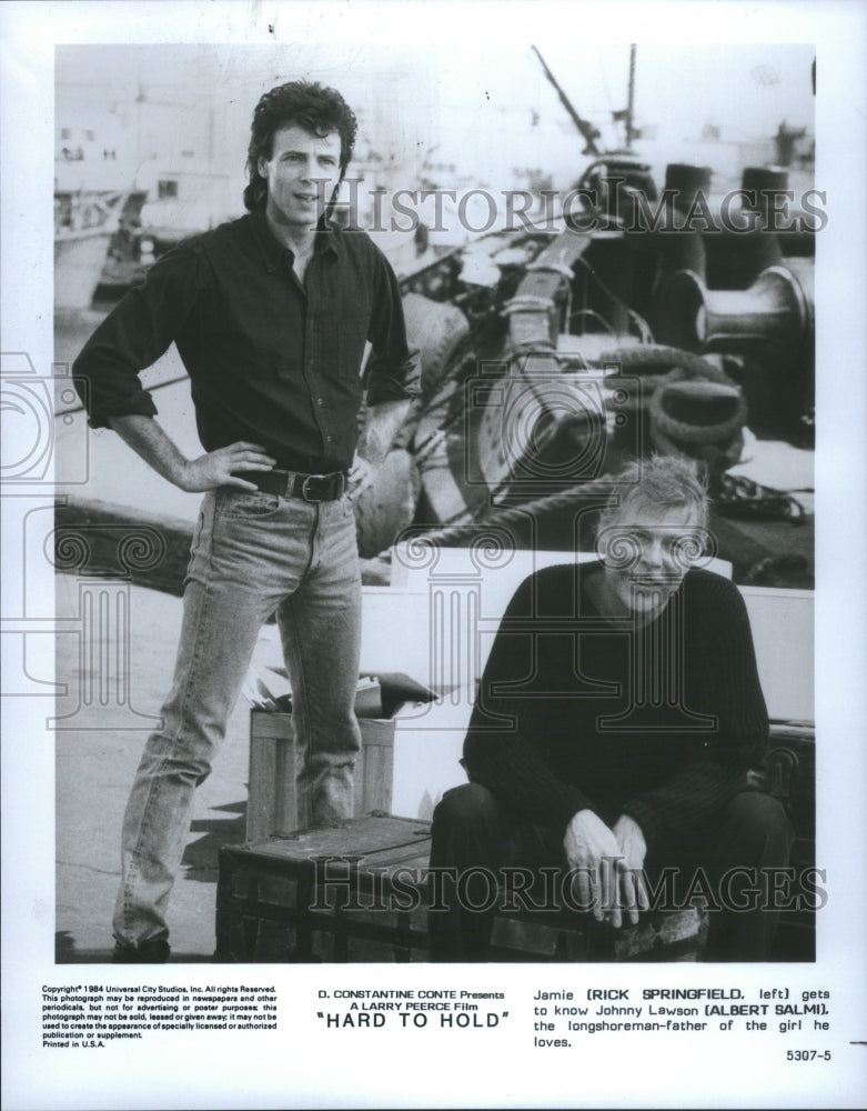 1984 Press Photo Rick Springfield Hard To Hold Actor