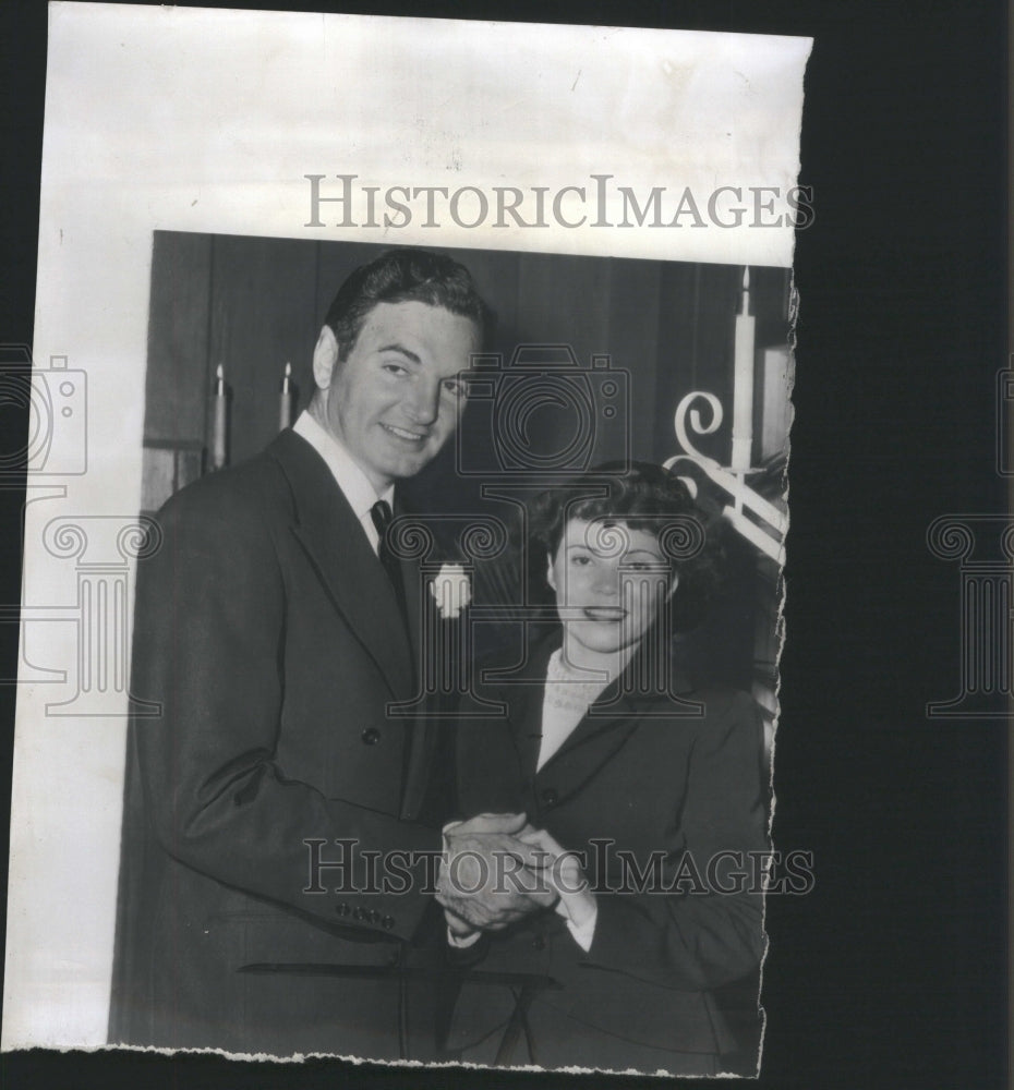 1946 Press Photo John Sutton Actor and Wife