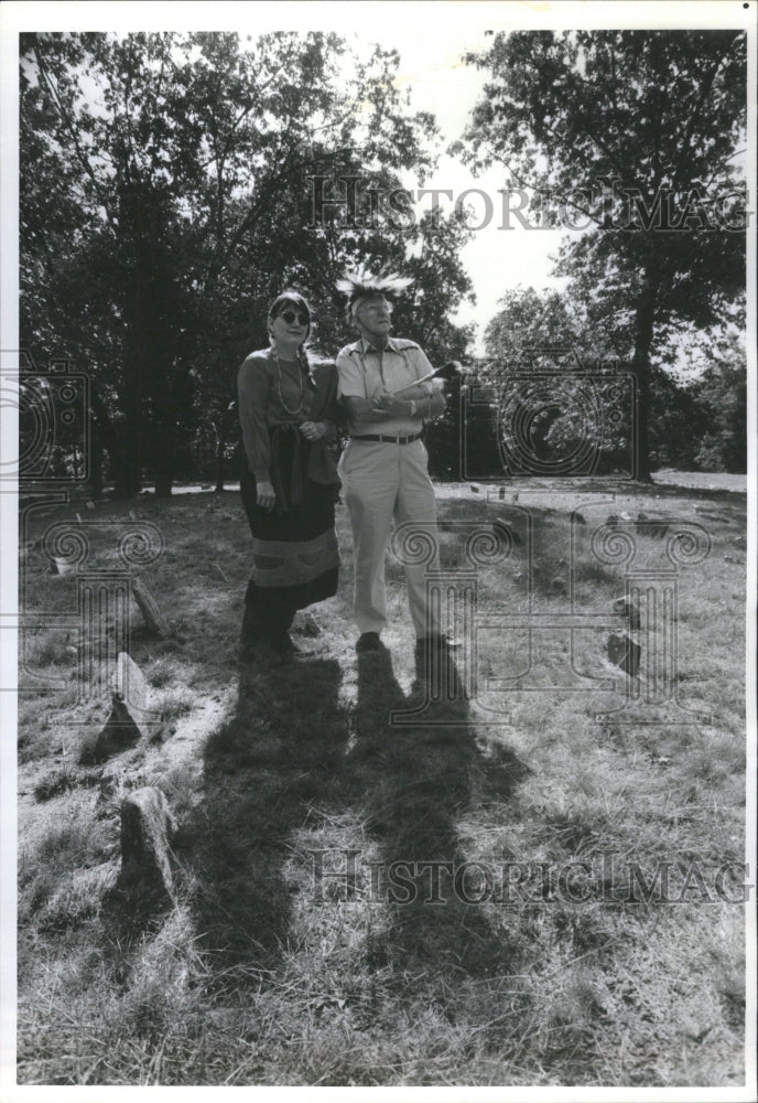 1993 Press Photo Mohegan Tribal Chief Ralph Sturges