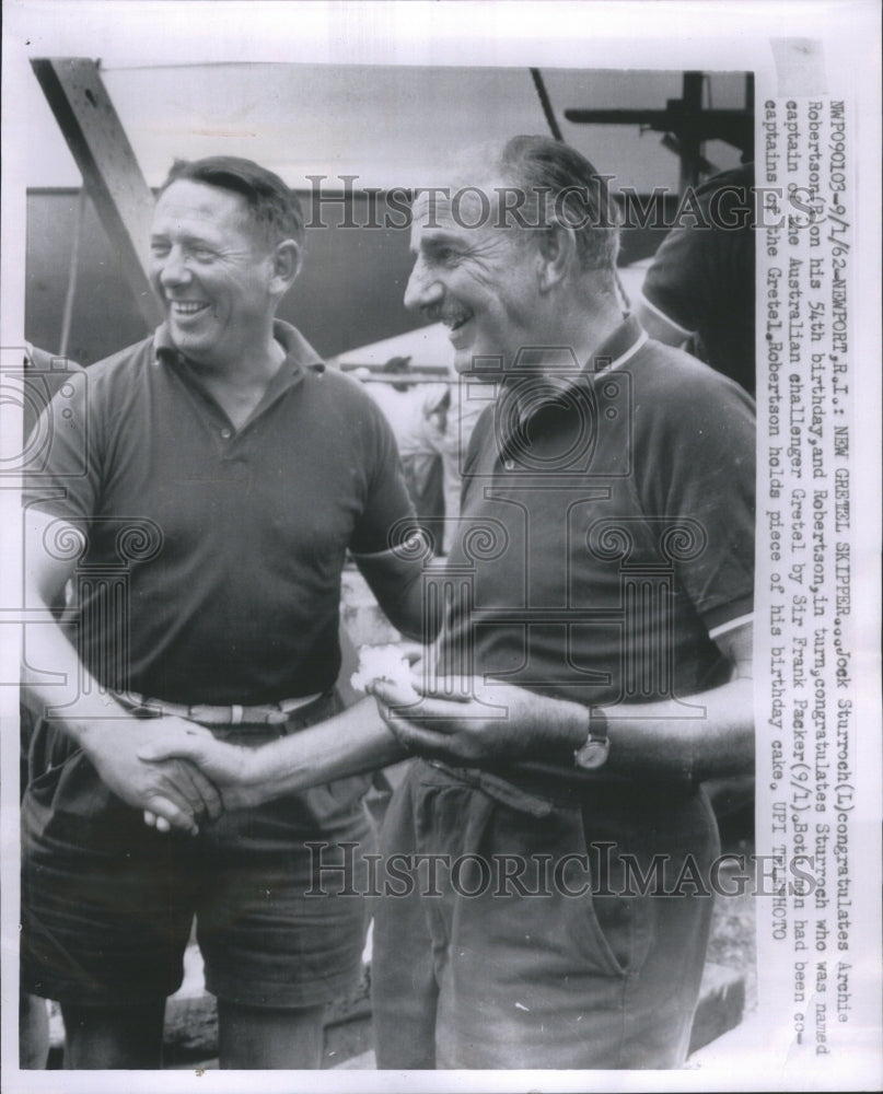 1962 Press Photo Jock Sturrock