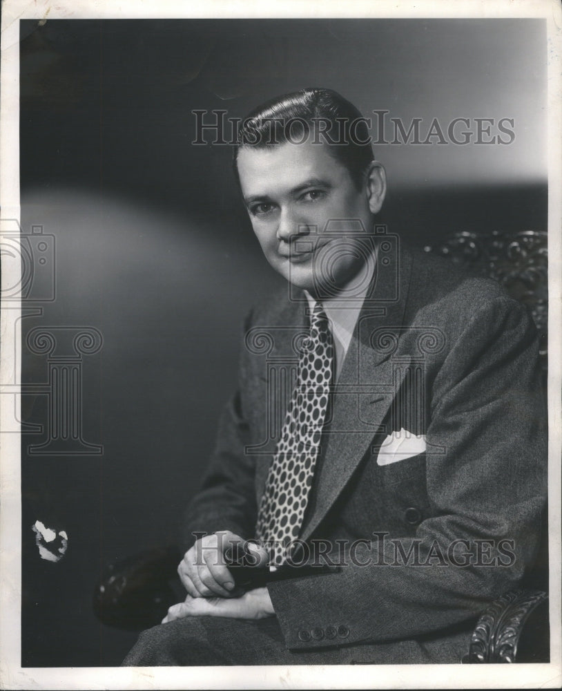 1946 Press Photo Hugh Studebaker &quot;Bachelor&#39;s Children&quot;