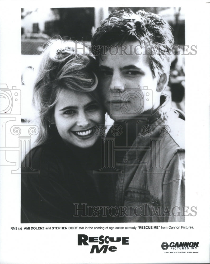 1999 Press Photo Ami Dolenz Stephen Dorff Rescue Me