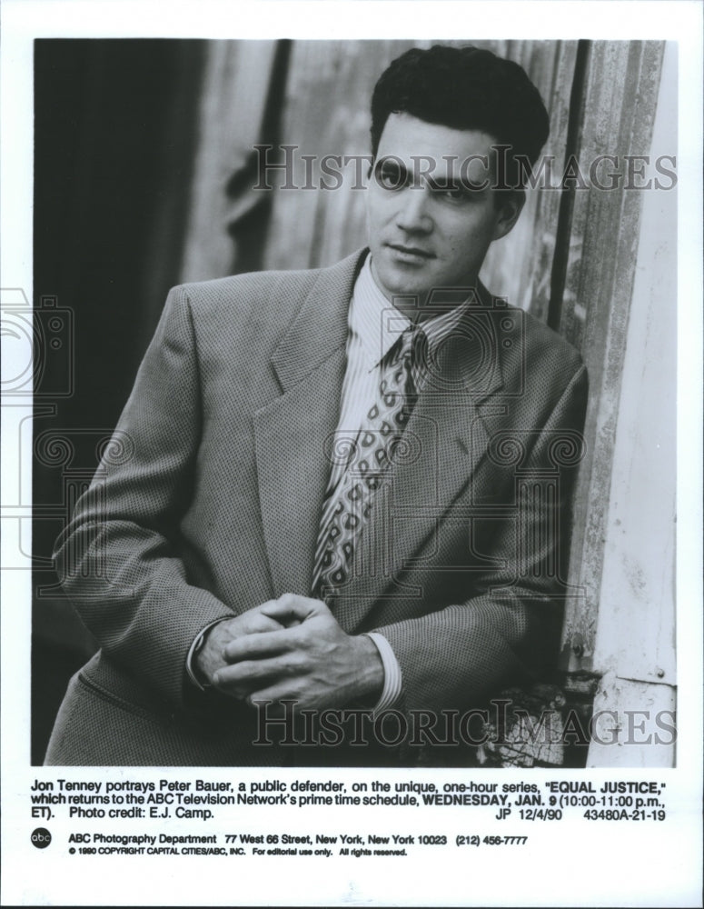 1990 Press Photo Actor Jon Tenney In &quot;Equal Justice&quot;