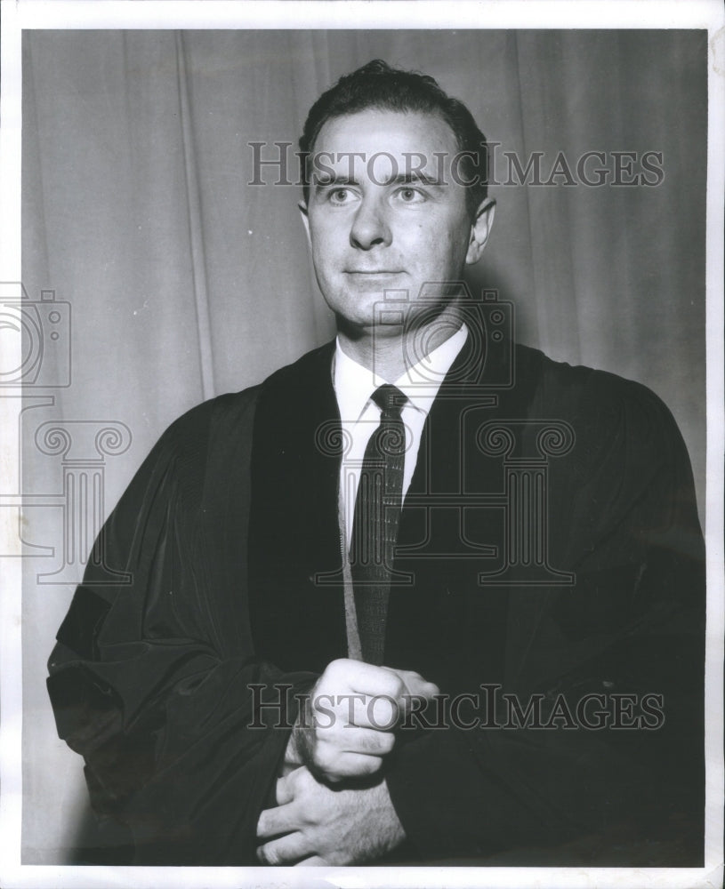 1956 Press Photo Rev Charles B Temleton Noted Minister