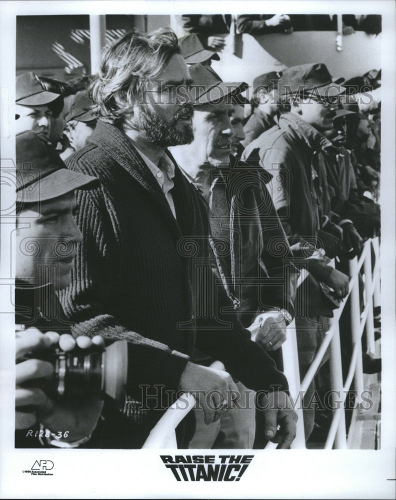 1980 Press Photo Actors Jason Robards &amp; Richard Jordan