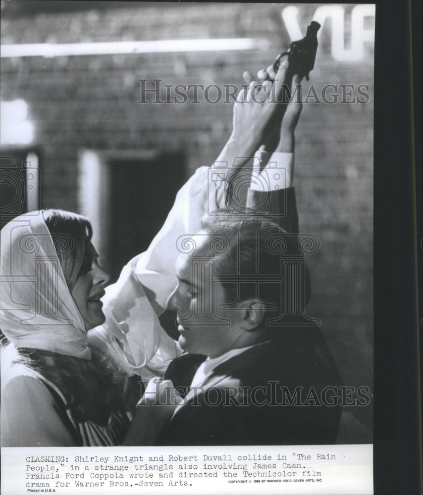 1963 Press Photo James Caan Shirley knight Robert Duval