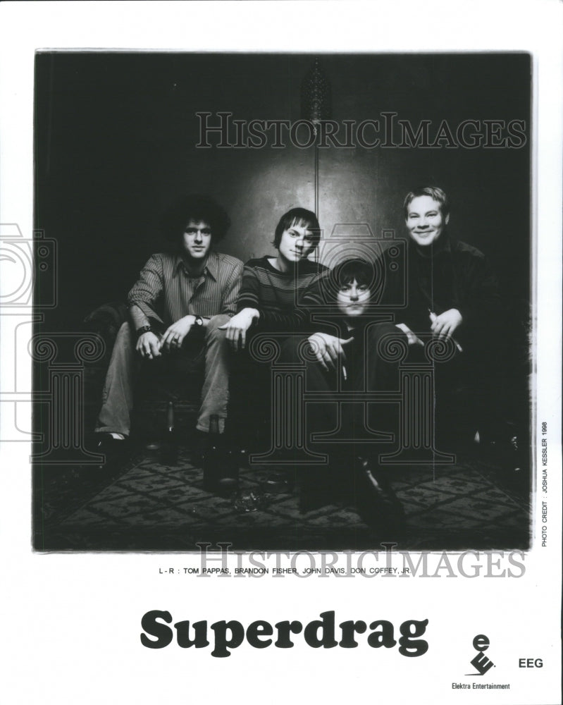 Press Photo Superdrag Rock Band Tom Pappas Brandon